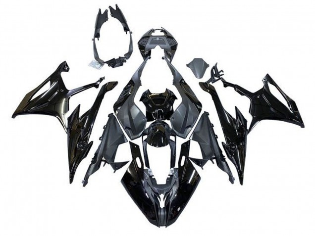 2019-2022 Glossy Black Matte Black BMW S1000RR Motorcycle Fairings Australia
