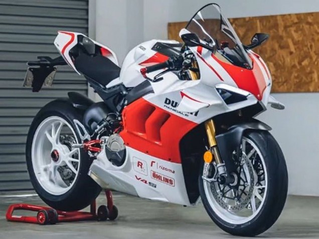2020-2021 White Red Ducati Panigale V4 V4S Motorcycle Fairings Australia