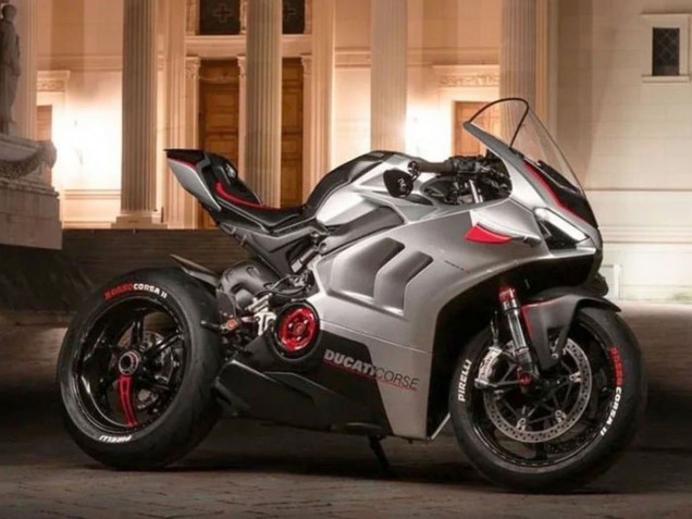 2020-2021 Silver Red Black Ducati Panigale V4 V4S Motorcycle Fairings Australia