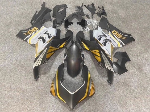 2020-2021 White Gold Matte Black Ducati Panigale V4 V4S Motorcycle Fairings Australia