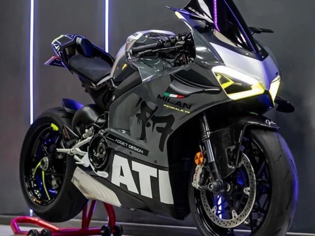 2020-2021 Grey White Yellow Black Ducati Panigale V4 V4S Motorcycle Fairings Australia