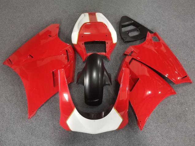 1993-2005 White Red Gold Matte Black Race Fairings Ducati 748/916/996/998 Motorcycle Fairings Australia
