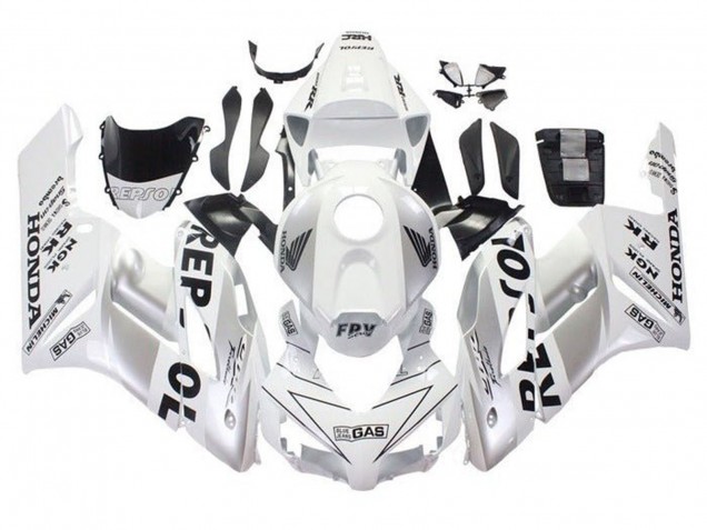 2004-2005 White Silver Black Repsol Honda CBR1000RR Motorcycle Fairings Australia