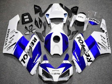 2004-2005 White Blue Black Repsol Honda CBR1000RR Motorcycle Fairings Australia