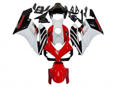2004-2005 White Red Glossy Black Stripe Honda CBR1000RR Motorcycle Fairing Australia