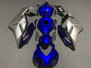 2004-2005 Silver Dark Blue Honda CBR1000RR Motorcycle Fairings Australia