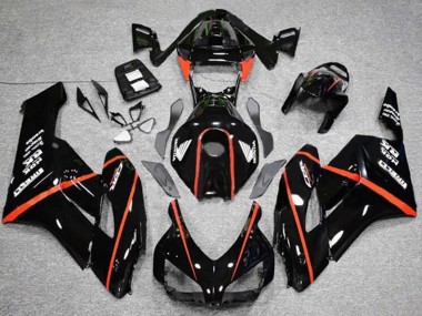 2004-2005 Glossy Black Red Stripe Honda CBR1000RR Motorcycle Fairings Australia