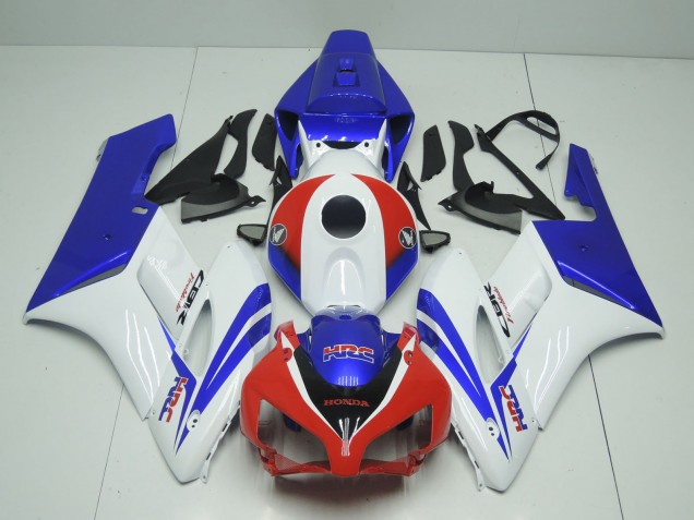 2004-2005 White Red Blue HRC Honda CBR1000RR Motorcycle Fairings Australia