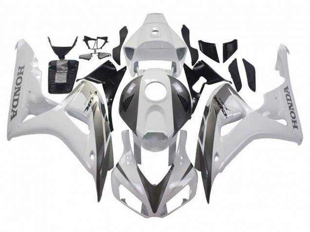 2006-2007 White Grey Honda CBR1000RR Motorcycle Fairings Australia