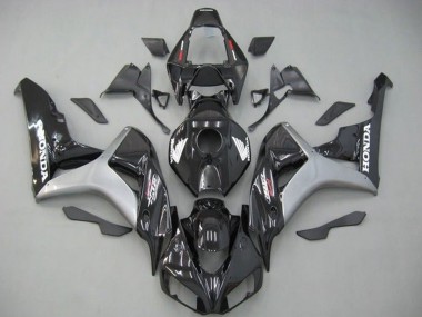 2006-2007 Silver Glossy Black Honda CBR1000RR Motorcycle Fairing Australia