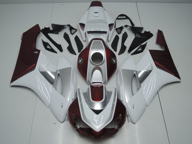 2006-2007 White Silver Glossy Black Honda CBR1000RR Motorcycle Fairings Australia