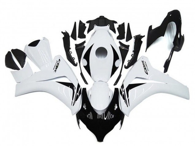 2008-2011 White Glossy Black Honda CBR1000RR Motorcycle Fairings Australia