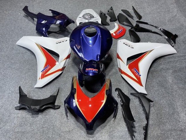 2008-2011 White Red Dark Blue Gold HRC Honda CBR1000RR Motorcycle Fairings Australia