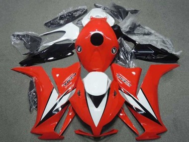 2012-2016 White Red Glossy Black Stripe Honda CBR1000RR Motorcycle Fairings Australia