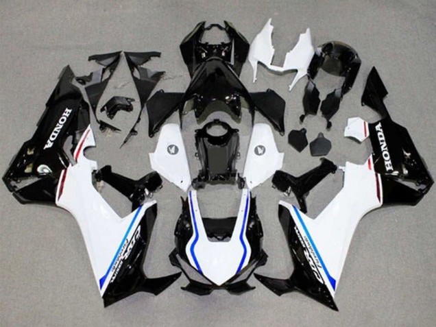 2017-2023 White Blue Glossy Black Stripe Honda CBR1000RR Motorcycle Fairings Australia