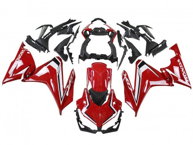 2019-2021 Red White Black Honda CBR500R Motorcycle Fairings Australia