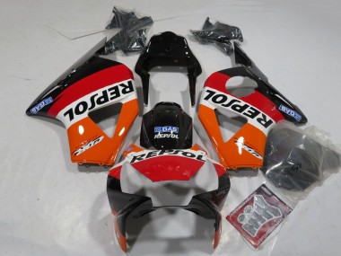 2002-2003 Orange White Red Glossy Black Repsol Honda CBR900RR 954 Motorcycle Fairings Australia
