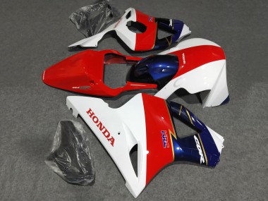 2002-2003 White Red Blue Racing Honda CBR900RR 954 Motorcycle Fairings Australia