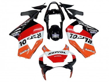 2002-2003 White Orange Red Glossy Black Repsol Honda CBR900RR 954 Motorcycle Fairings Australia