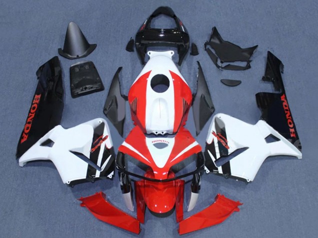 2005-2006 Black White Red Honda CBR600RR Motorcycle Fairings Australia
