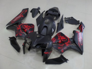 2005-2006 Matte Black Matte Red Gear Honda CBR600RR Motorcycle Fairings Australia