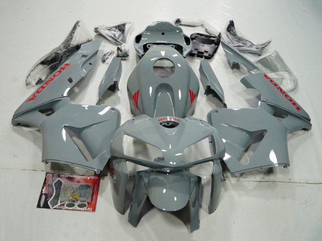 2005-2006 Nardo Grey Red Honda CBR600RR Motorcycle Fairings Australia
