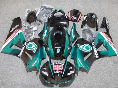 2013-2023 Teal Blue Glossy Black Petronas 20 Honda CBR600RR Motorcycle Fairings Australia