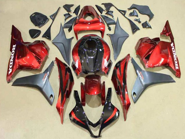 2009-2012 Silver Red Glossy Black Honda CBR600RR Motorcycle Fairings Australia