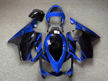 2001-2003 Blue Glossy Black Honda CBR600 F4i Motorcycle Fairings Australia
