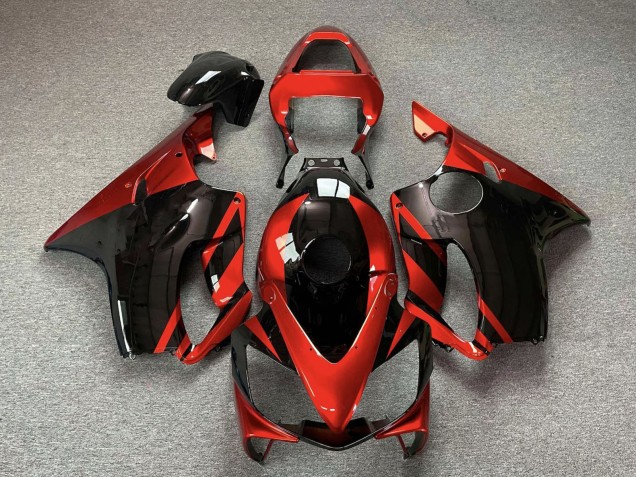 2001-2003 Red Glossy Black Honda CBR600 F4i Motorcycle Fairings Australia