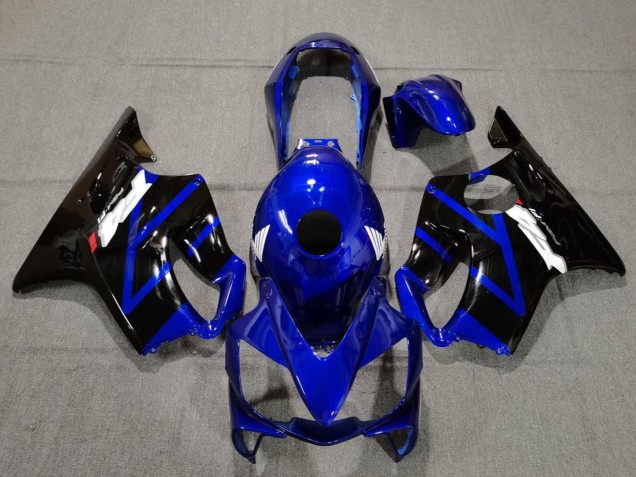 2004-2007 Blue Glossy Black Honda CBR600 F4i Motorcycle Fairings Australia