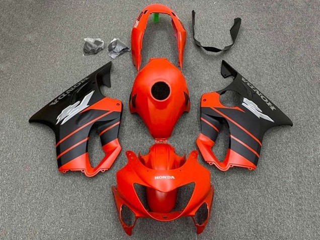 2004-2007 Red Matte Black Honda CBR600 F4i Motorcycle Fairings Australia