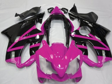 2004-2007 Pink Glossy Black Honda CBR600 F4i Motorcycle Fairing Australia