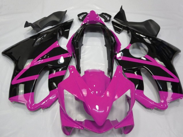 2004-2007 Pink Glossy Black Honda CBR600 F4i Motorcycle Fairing Australia