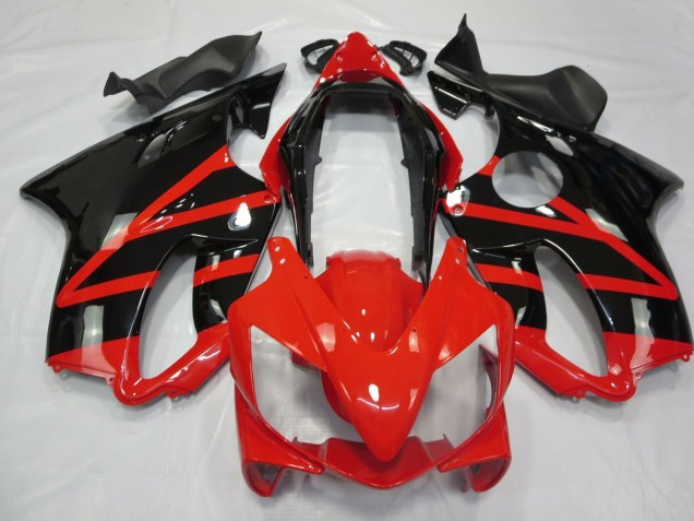 2004-2007 Red Glossy Black Honda CBR600 F4i Motorcycle Fairings Australia