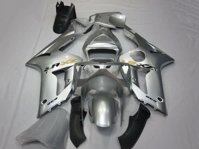 2003-2004 Silver Kawasaki ZX6R Motorcycle Fairing Australia