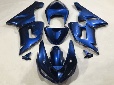 2005-2006 Blue Kawasaki ZX6R Motorcycle Fairings Australia
