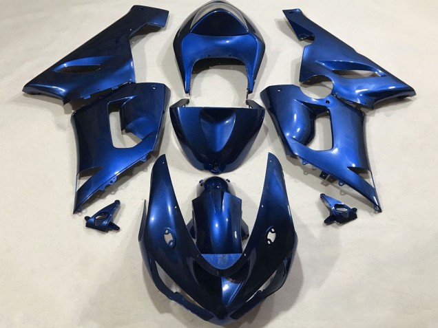 2005-2006 Blue Kawasaki ZX6R Motorcycle Fairings Australia