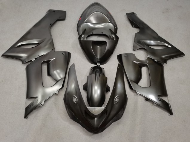 2005-2006 Liquid Silver Kawasaki ZX6R Motorcycle Fairings Australia