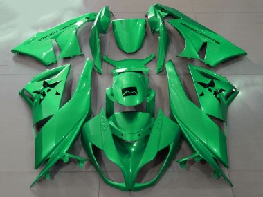 2007-2008 Metallic Green Kawasaki ZX6R Motorcycle Fairings Australia
