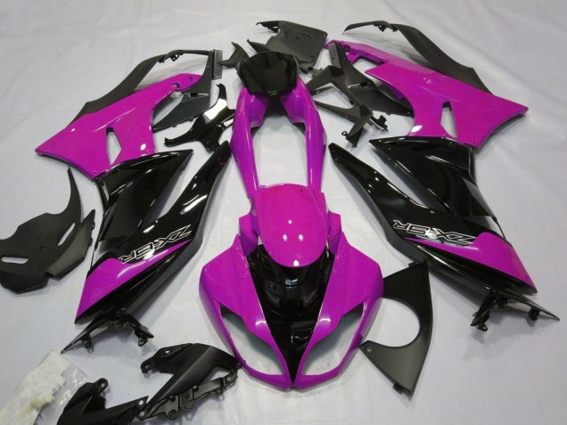 2007-2008 Pink Black Kawasaki ZX6R Motorcycle Fairings Australia