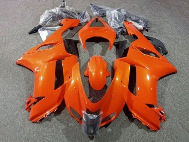 2007-2008 Orange Kawasaki ZX6R Abs Motorcycle Fairings Australia