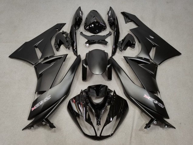 2009-2012 Matte Black Glossy Black White Red Kawasaki ZX6R Motorcycle Fairings Australia