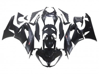 2009-2012 Glossy Black Matte Black Kawasaki ZX6R Motorcycle Fairing Kits Australia
