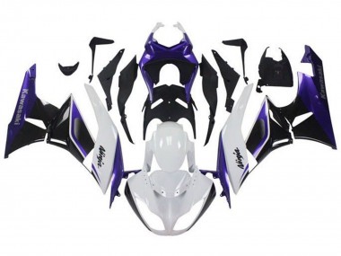 2009-2012 Purple White Black Kawasaki ZX6R Motorcycle Fairings Australia