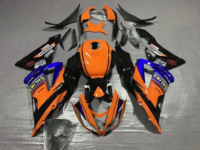 2013-2018 Orange Blue Black Kawasaki ZX6R Motorcycle Fairings Australia