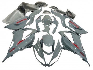 2013-2018 Nardo Grey Red Kawasaki ZX6R Motorcycle Fairing Australia