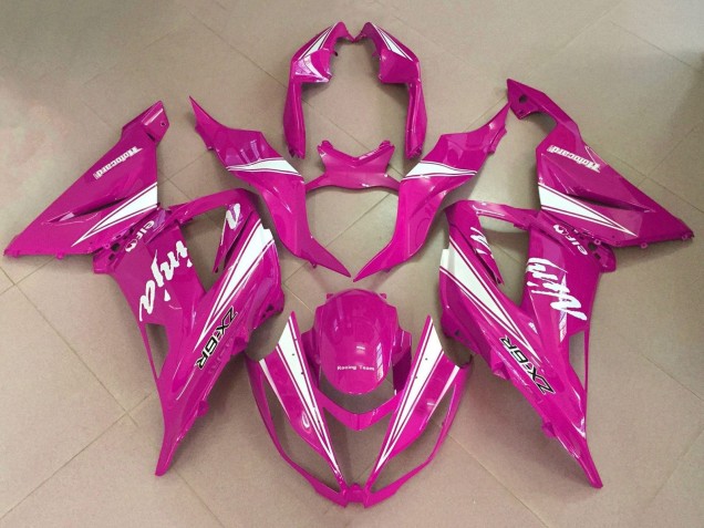2013-2018 Pink White Kawasaki ZX6R Motorcycle Fairings Australia