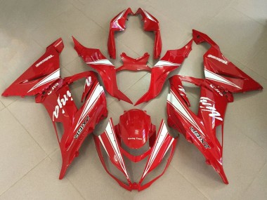 2013-2018 Red White Kawasaki ZX6R Motorcycle Fairings Australia