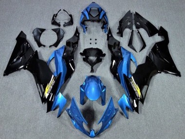 2019-2022 Blue Glossy Black Yellow Kawasaki ZX6R Motorcycle Fairings Australia